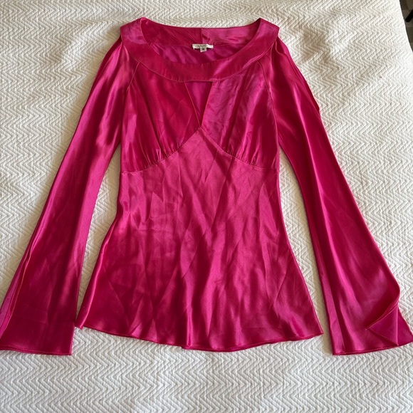 Cache Tops - Vtg Hot Pink Cache Top🌸💗